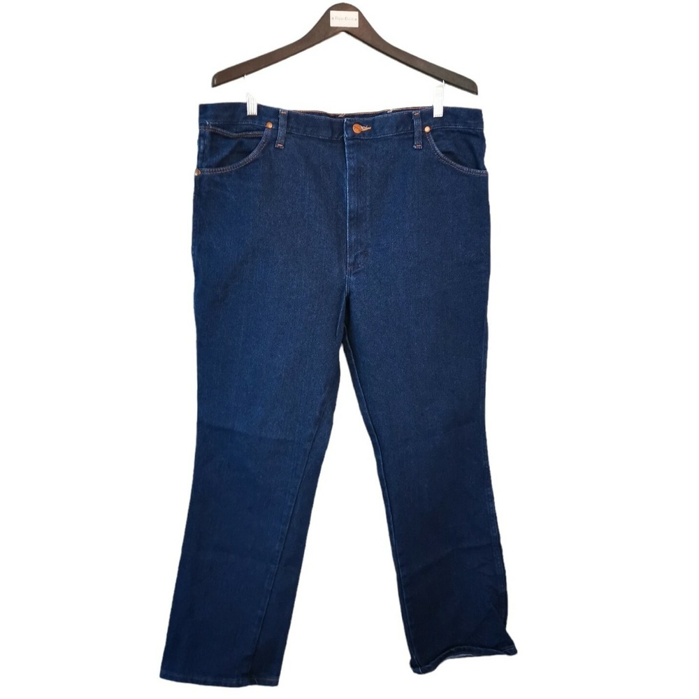 Wrangler 938NAV Medium Wash Blue Men's Jeans Cowboy Cut 5 Pocket Size 40x32